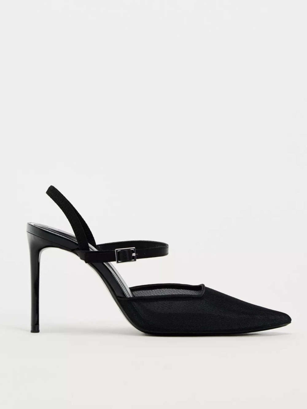 NEW Zara Heeled Mesh Shoes